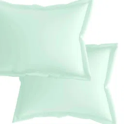 Sleeping Owls Sea Green 210 TC Bedsheet with 2 Pillow Covers image 3