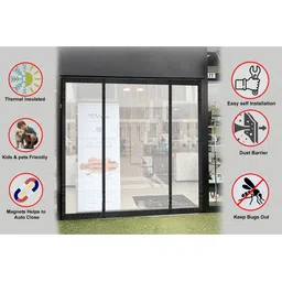 The Furnishing Tree Magnetic PVC AC Curtain - Thickness 0.20 mm image 2