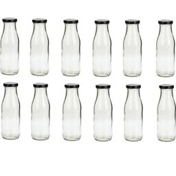 SOMIL Set Of Transparent Glass Water Bottle-picture-1