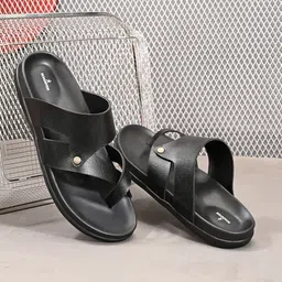 The Roadster Lifestyle CoFaux Leather Comfortable Casual Slip On Sandals-picture-41