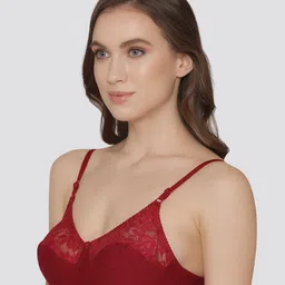 Kalyani Deepali Pack of 3 Lace Non Padded Cut & Sew Cups Everyday Bra with All Day Comfort image 2
