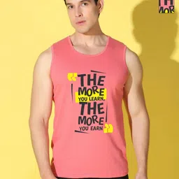 WOOSTRO Men Pack of 2 Typography Printed Sleeveless Slim Fit Sports T-shirt-image-71