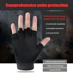 mozfit Gym Gloves for Men with Wrist Support, Fitness Gloves, Sports Gloves Bike Gloves Riding Gloves image 2