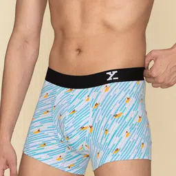 XYXX Pack Of 3 Graphic Print Pure Cotton Trunks XYBRF2PCKN690 image 2
