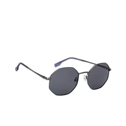 John Jacobs Unisex Hexagonal Sunglasses with Polarised and UV Protected Lens 222548-picture-35