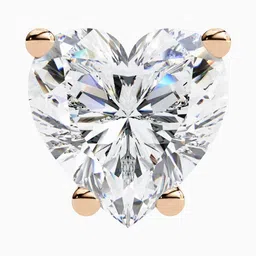 VALANOVA BIS Hallmark 18 Kt Rose Gold Diamond Studded Earrings- 1.69 g image 2