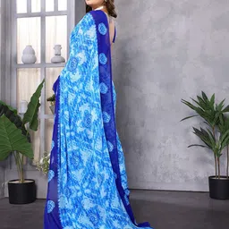Moda Rapido Abstract Printed Saree With Blouse Piece image 3