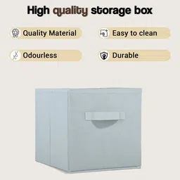 Kuber Industries Green & Grey 2 Pieces Non-Woven Cloth Organisers image 5