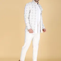 Denis Parkar Embroidered Sherwani Set image 3