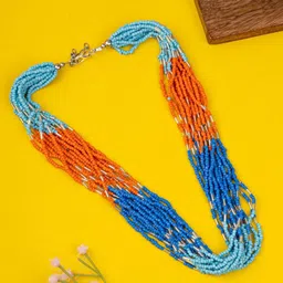 Crunchy Fashion Gold-Plated Artificial Beaded Necklace-picture-27