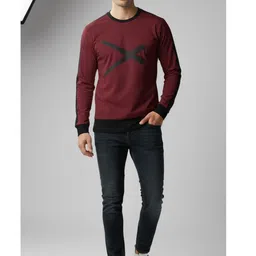 AUTNA Men Graphic Printed Round Neck Long Sleeves T-shirt image 2