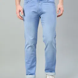 Duke Men Regular Fit Mid-Rise Light Fade Jeans-picture-19