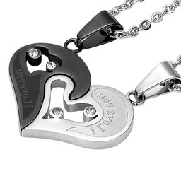 J.S ENTERPRISES Heart Shaped Pendants with Chains-picture-45