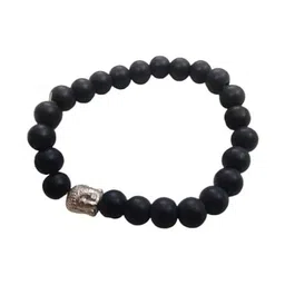Lovemi Movements Women Black Buddha Charm Alloy Bracelet-image-10