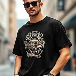 THE BEETEL HOUSE Printed Cotton Round Neck T-shirt image 5