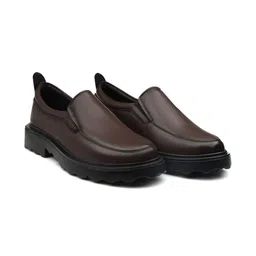 Bxxy Men Round Toe Chunky Sole Slip-On Loafers-image-25