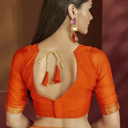 DIVASTRI Ethnic Motifs Printed Saree image 4