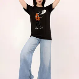 Moda Rapido Women Drop-Shoulder Sleeves T-shirt-picture-16