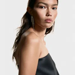 H&M Rhinestone Dangle Earrings-picture-29