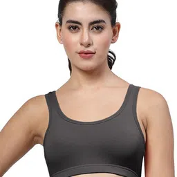 LILY Women Pack Of 4 Seamless Non Padded Sports Bra Full Coverage image 4