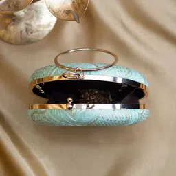 ARTKLIM Embroidered Box Clutch image 2