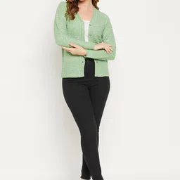 Zigo Women Cable Knit Woollen Cardigan Sweaters-picture-27