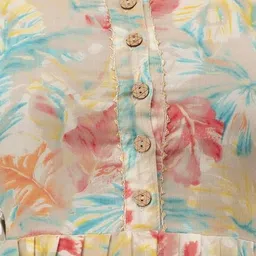 gunini Women Printed Cotton Rayon Anarkali Kurta image 4