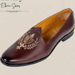 DEEUCO Men PU Mojaris-picture-23