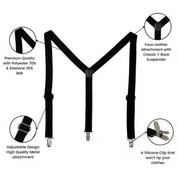 The Tie Hub Y-Back Single Clip Slim Suspender image 4