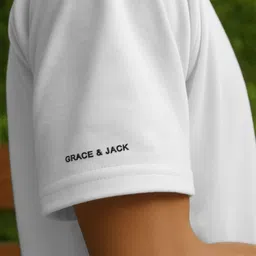 GRACE & JACK Typography Printed Round Neck T-shirt image 4