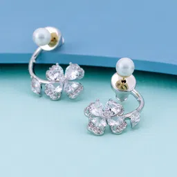 Kushal's Fashion Jewellery Gold-Plated Zircon Studded Party Classic Drop Earrings-picture-40
