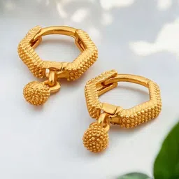 SHREE KRISHNA SHOPPING Gold-Plated Brass Earrings-picture-32