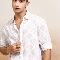 HIGHLANDER Men Opaque Printed Casual Shirt-picture-26