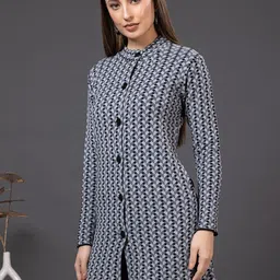 Anouk Women Self Design Longline Cardigan image 4