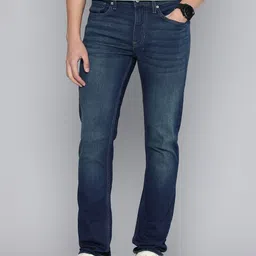 Flying Machine Men Freddie Slim Straight Fit Mid-Rise Light Fade Stretchable Jeans-picture-48
