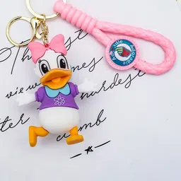 Flenzy 3D Donald Duck Cartoon Keychain With Silicone Belt-picture-10