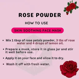 HerbsLand Set of 2 Beetroot & Rose Petal Powder Face Pack- 150g Each image 3