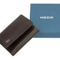 Mochi Men Brand Logo Textured Two Fold Wallet image 2