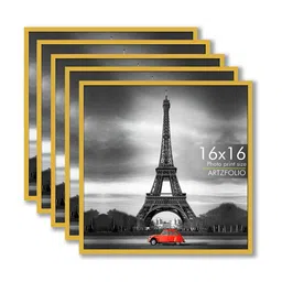 ArtzFolio Gold-Toned 5 to 7 Pieces Wood Wall Photo Frames-image-11