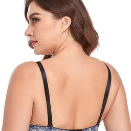 LULU & SKY Floral Bra Medium Coverage Lightly Padded image 4