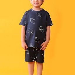 YK Boys Typography Printed Pure Cotton Night suit-picture-20