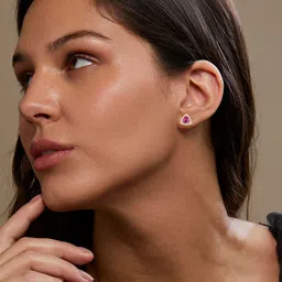 MINUTIAE Rose Gold-Plated Crystals Studded Jewellery Set image 5