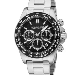 Roberto Cavalli Men Dial & Stainless Steel Bracelet Style Straps Analogue Automatic Watch RC5G135M0075-image-10