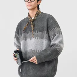 Mast & Harbour Men Colourblocked Pullover-picture-23