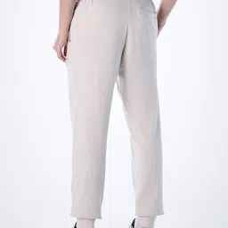 Jack & Jones Men Solid Regular Fit Mid-Rise Pure Cotton Track Pants image 4