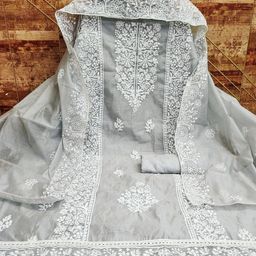 LeeliPeeri Designer Embroidered Unstitched Dress Material-picture-26
