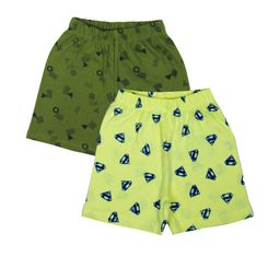 Fasha Kids Pack Of 2 Cotton Printed Regular Fit Regular Shorts-image-85