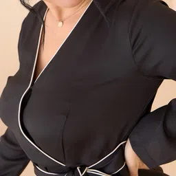 curve by kassually Solid Women Jumpsuit image 4