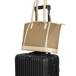 Eske Textured Oversized Shopper Tote Bag image 3