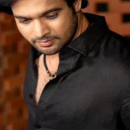 HILO DESIGN Spread Collar Linen Semi Sheer Regular Fit Shirt image 2